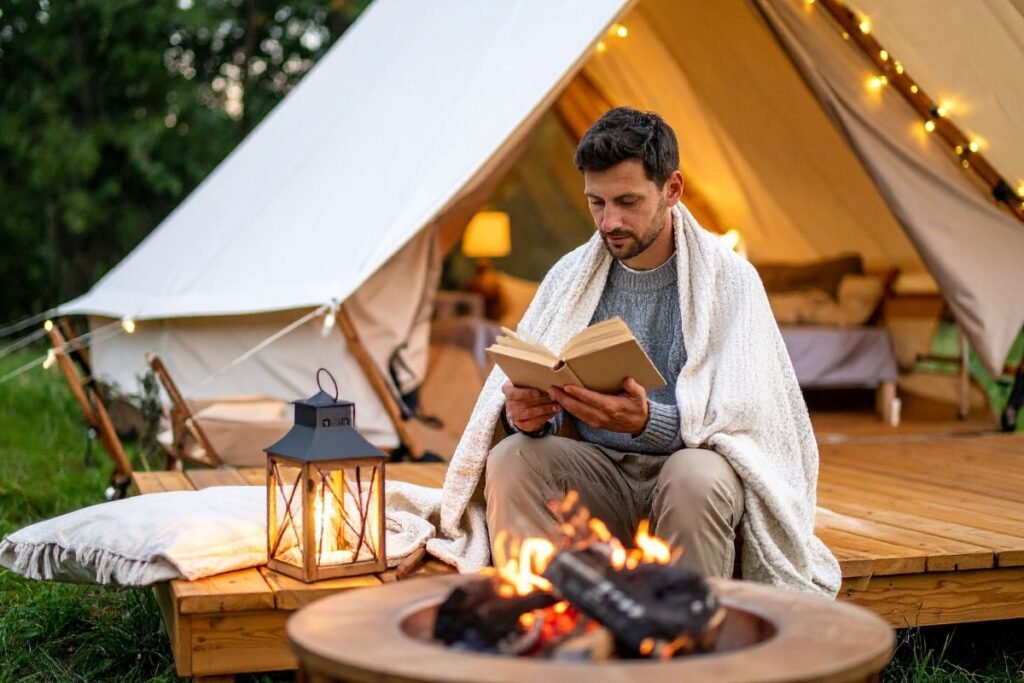 Bålbrenning på camping