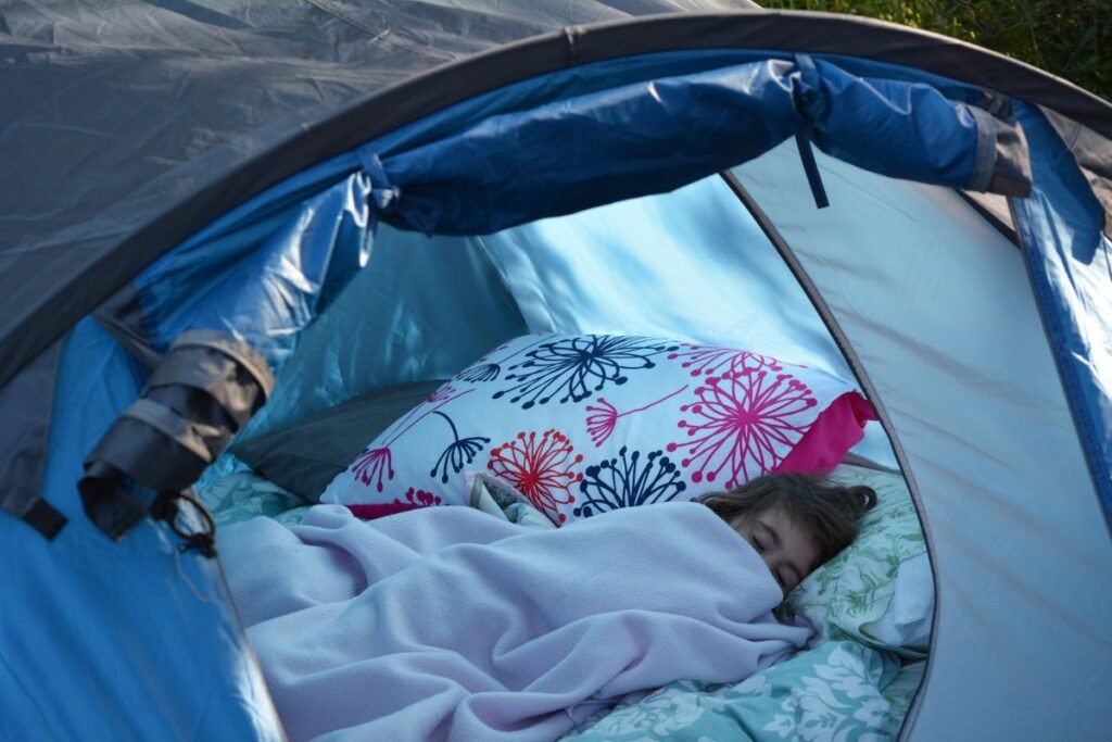 Camping langs kysten