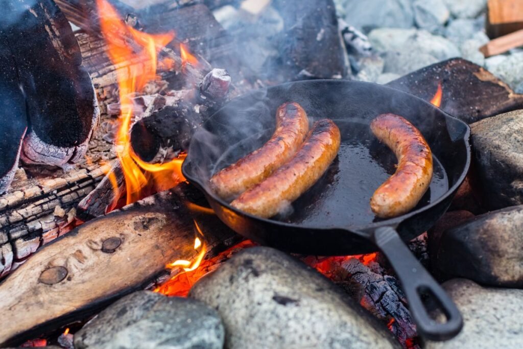 Hvordan lage stekepannemiddag på camping